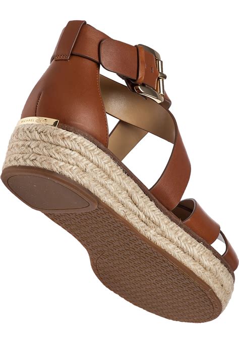 MICHAEL Michael Kors Darby Leather Platform Sandals on 